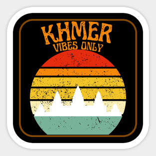 Khmer Vibes Only Sticker